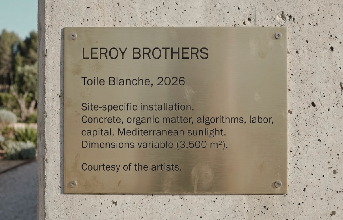 Toile Blanche: The Declared Artwork