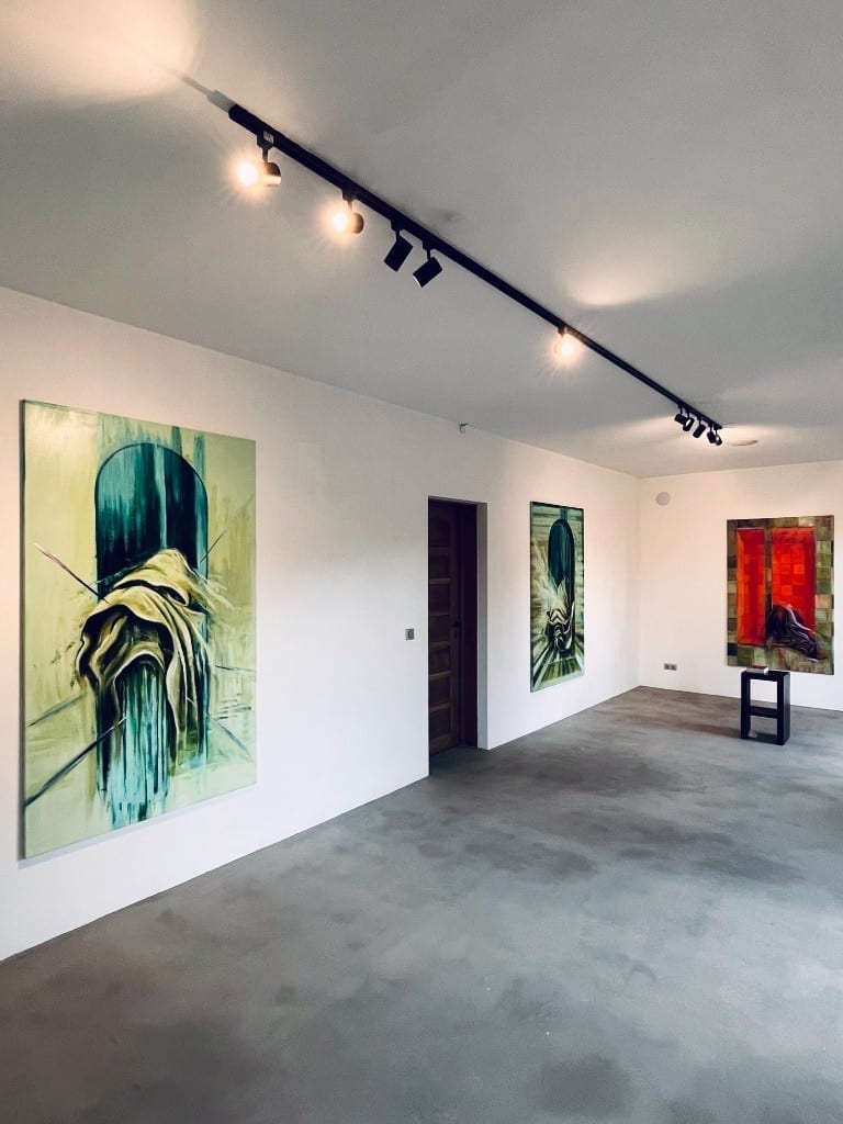 Gallery interior at Toile Blanche