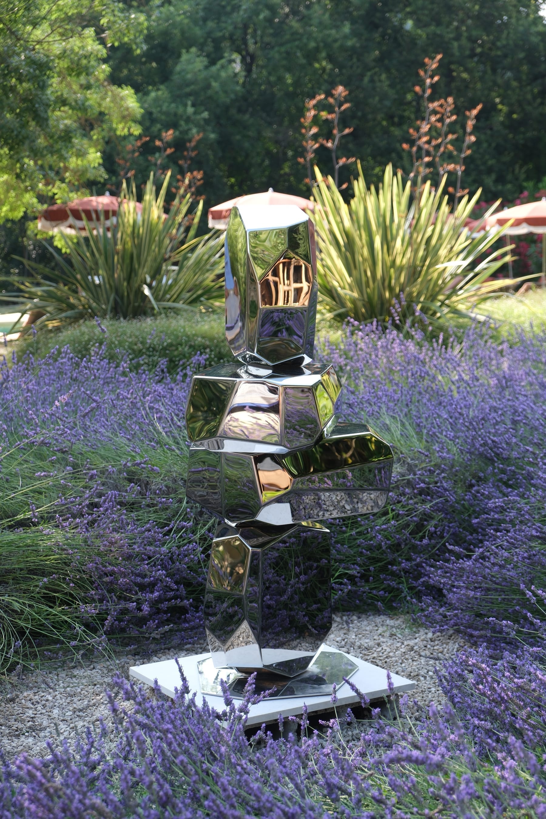 Installation artistique à Saint-Paul de Vence