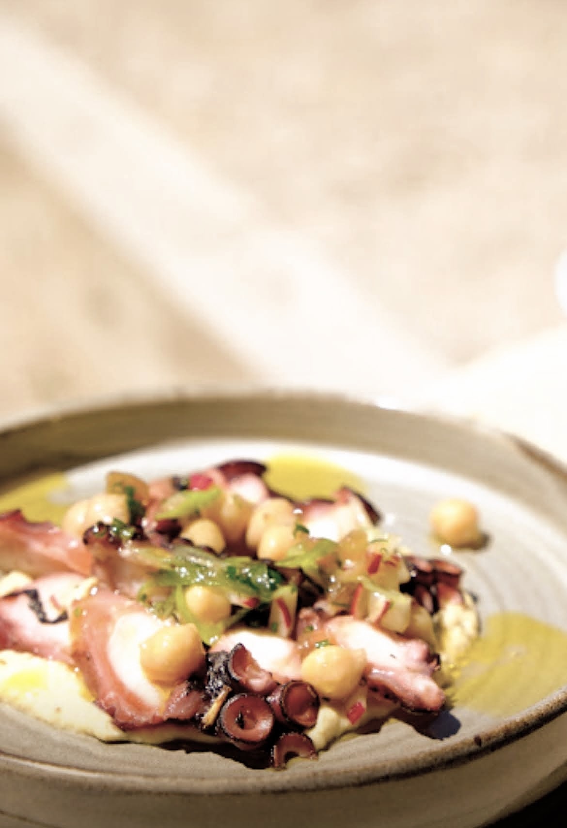 Dishes at La Guinguette